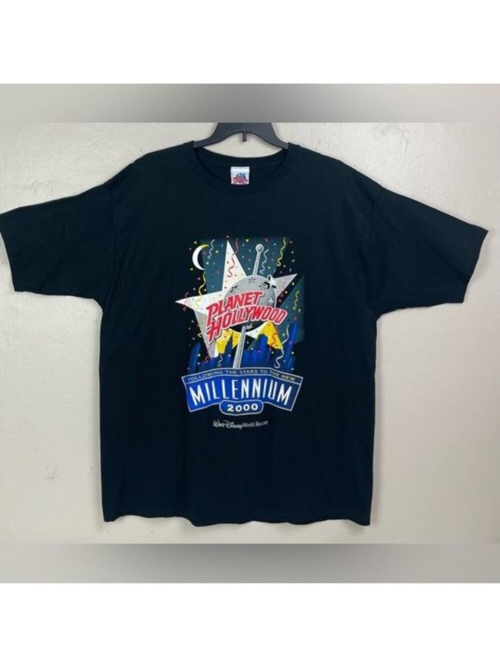 Disney Resort XXL Plant Hollywood Millennium Black T Shirt NWT vintage 2000